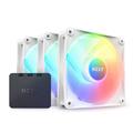 NZXT F120 RGB CORE 120MM PWM 3PK WHT
