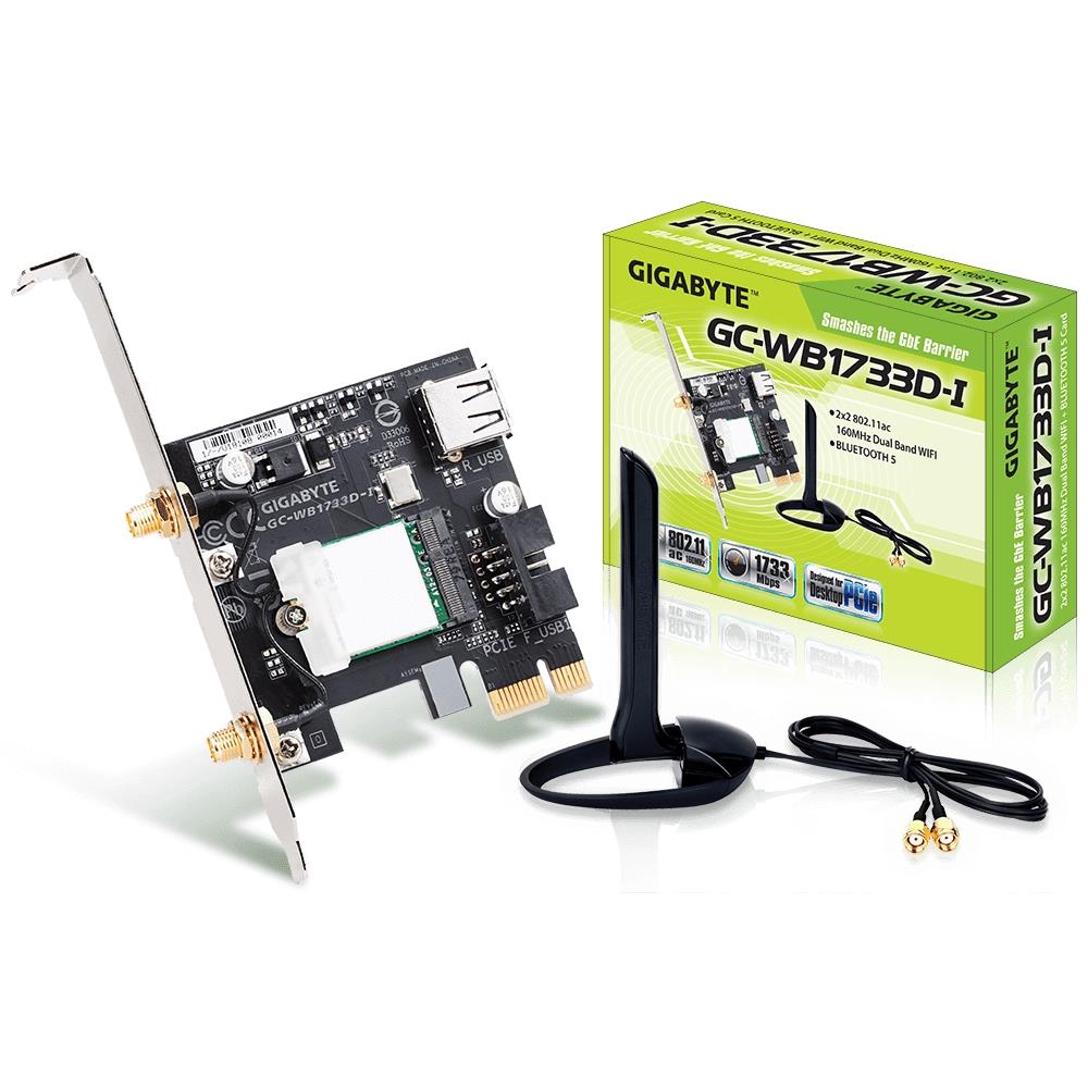 GIGABYTE NIC/BT W/L PCI-E GC-WB1733D-I