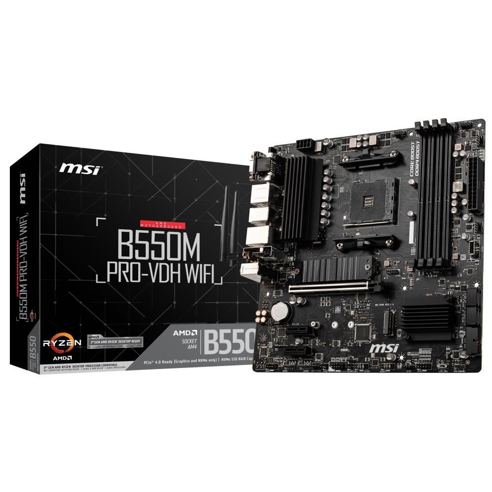 MSI AM4 B550M PRO-VDH WIFI M-ATX