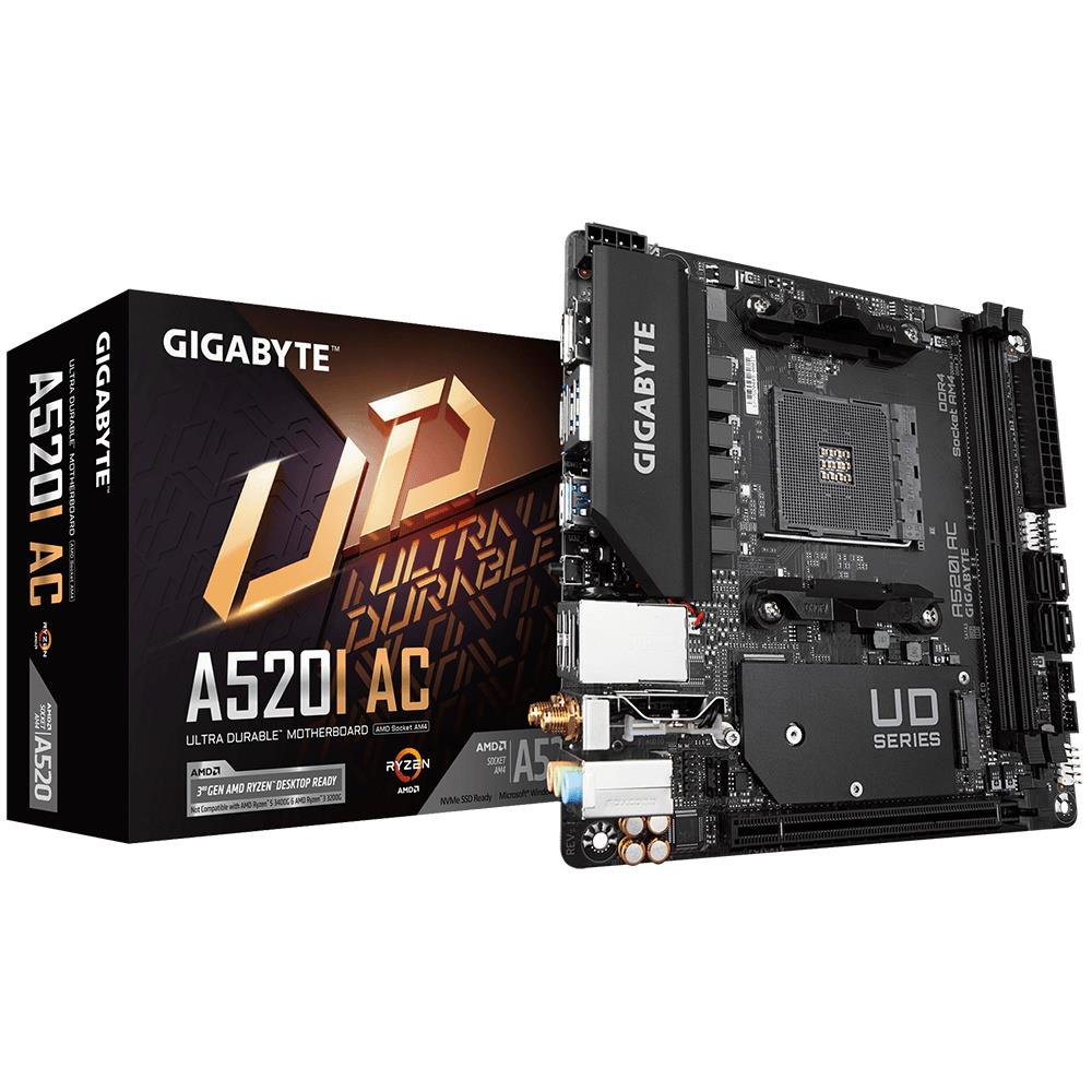 GIGABYTE AM4 A520I AC M-ITX