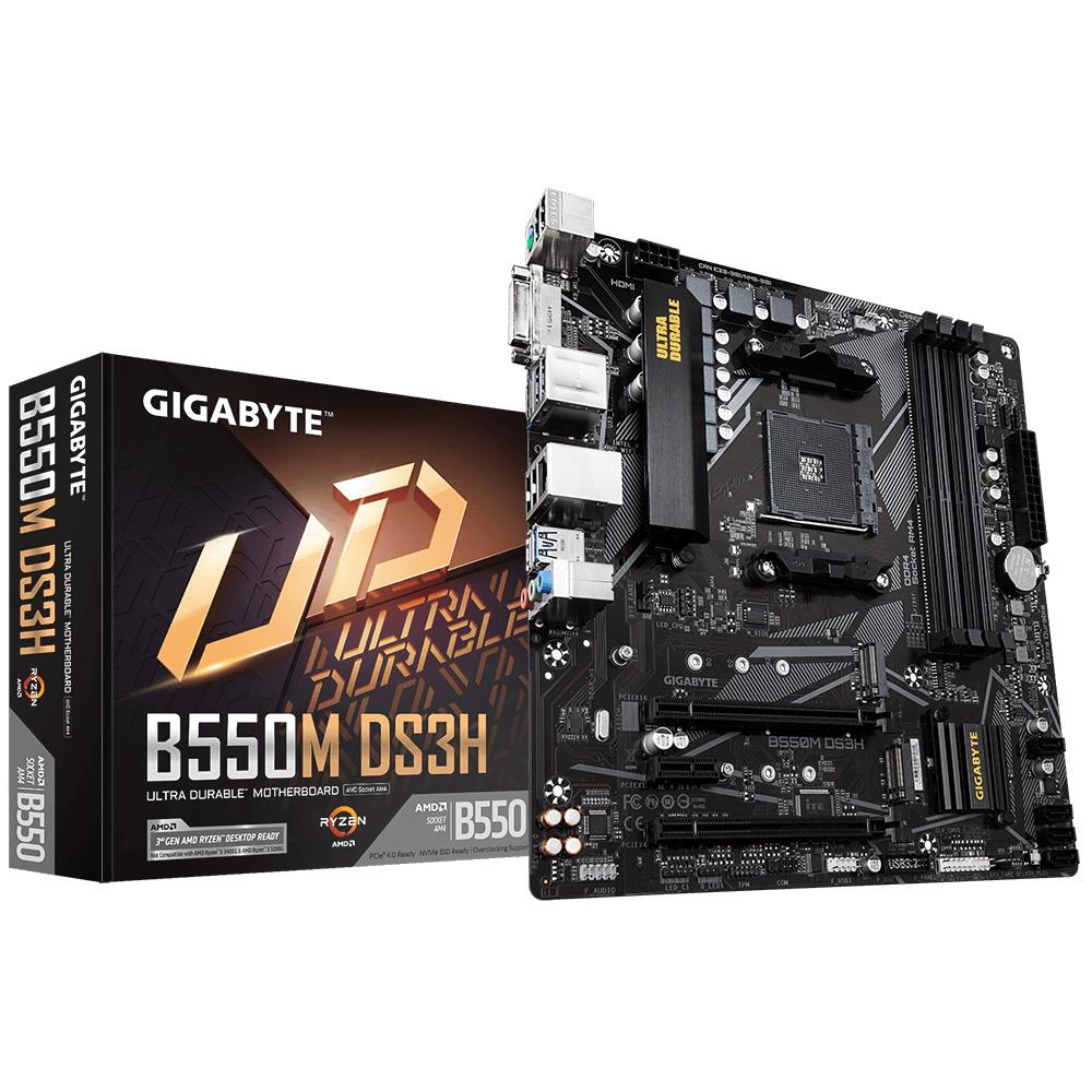 GIGABYTE AM4 B550M DS3H M-ATX