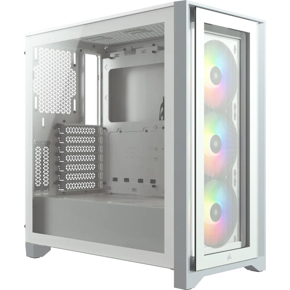 CORSAIR 4000X RGB WHITE MID CASE