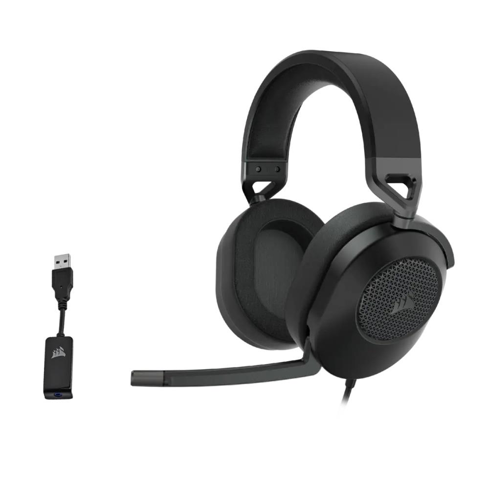 CORSAIR HS65 GAMING HEADSET CARBON WIRED