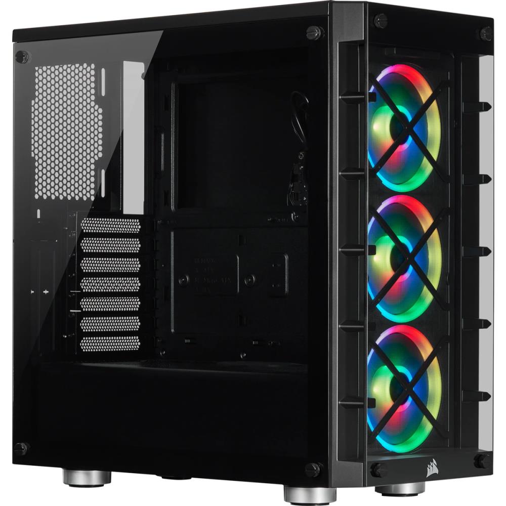 CORSAIR ICUE 465X RGB BLACK MID CASE