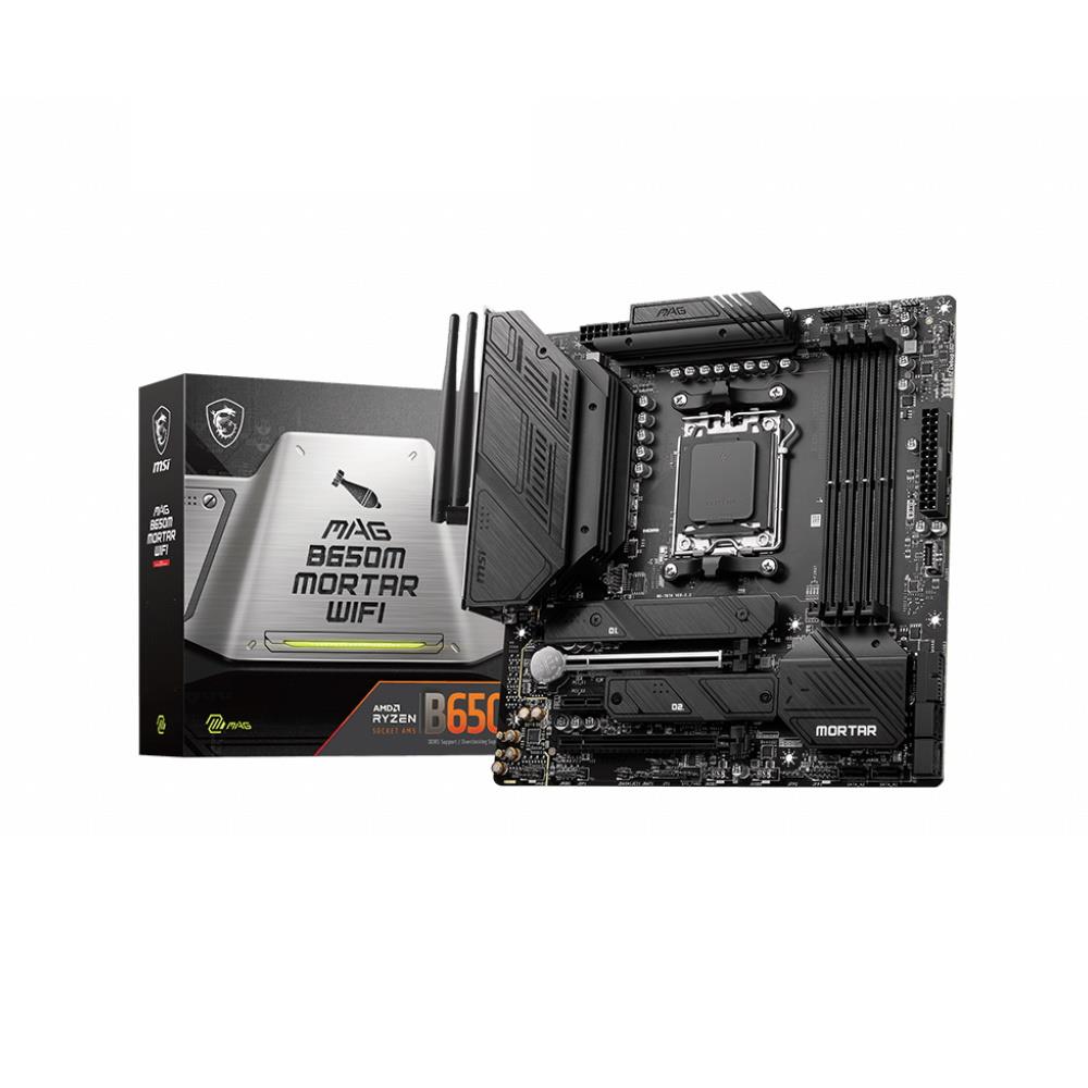 MSI AM5 MAG B650M MORTAR WIFI M-ATX