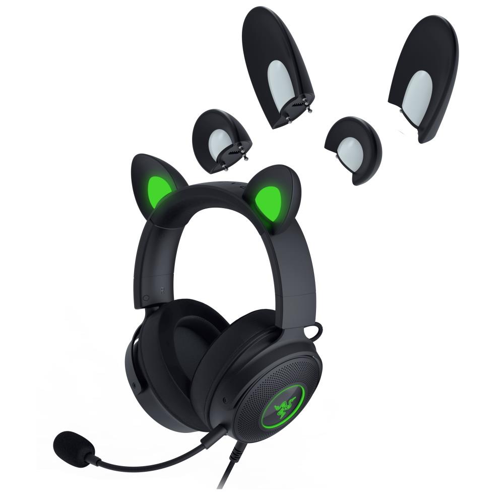 RAZER KRAKEN KITTY PRO V2 HEADET BLACK