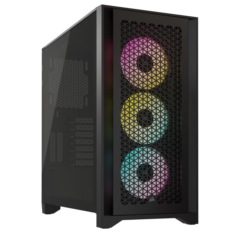 CORSAIR ICUE 4000D RGB BLACK MID CASE