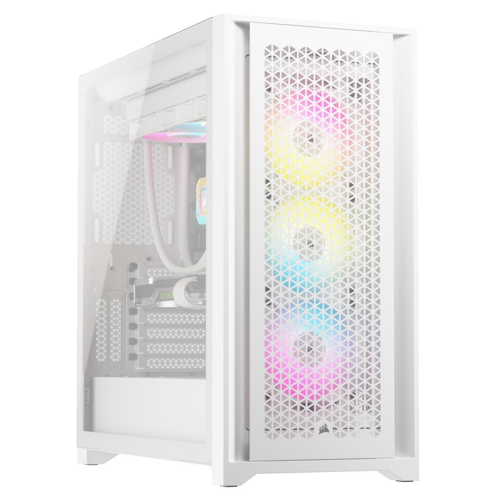 CORSAIR ICUE 5000D RGB WHITE MID CASE