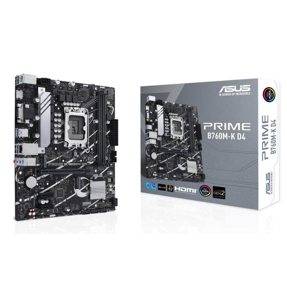 ASUS 1700 PRIME B760M-K D4 M-ATX