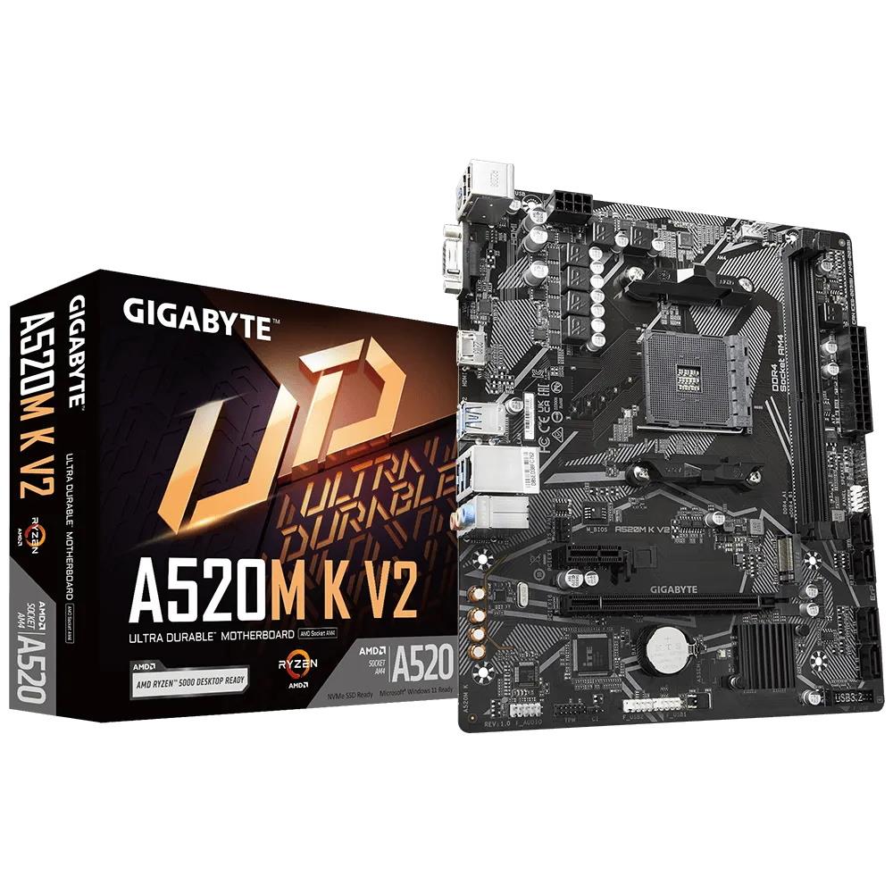 GIGABYTE AM4 A520M K V2 M-ATX