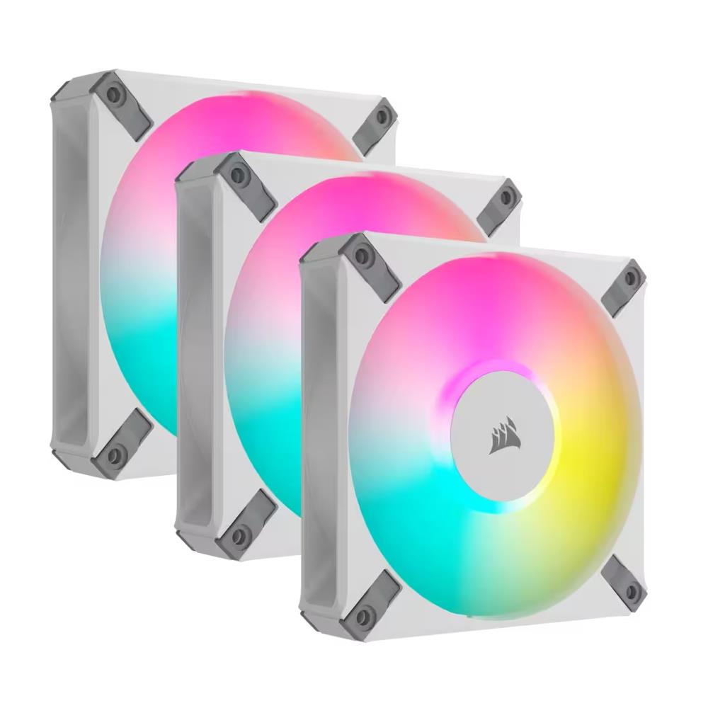 CORSAIR ICUE AF120 RGB 120MM 3PK WHT