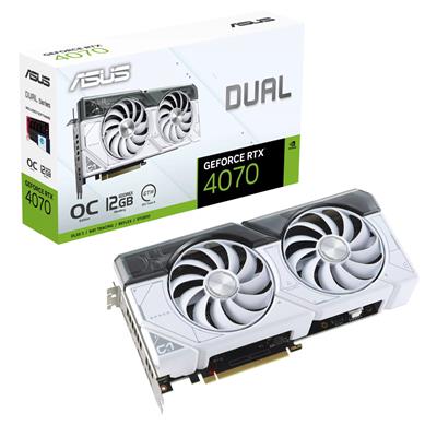 ASUS RTX 4070 12GB DUAL OC WHITE