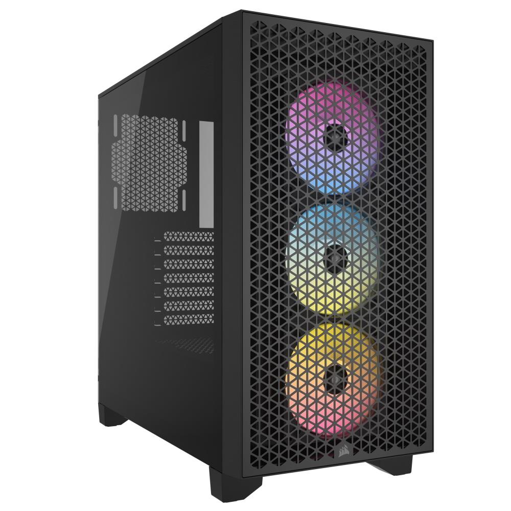 CORSAIR 3000D RGB AIRFLOW BLACK MID CASE