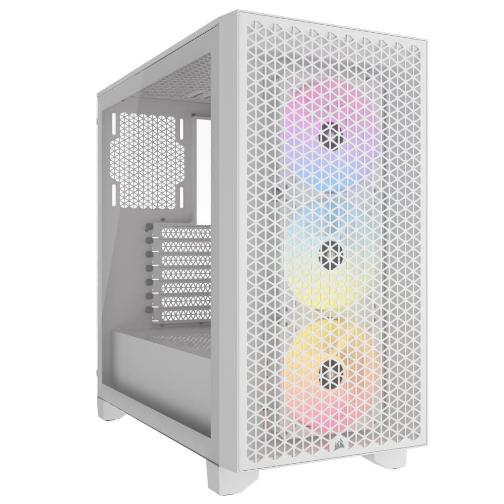 CORSAIR 3000D RGB AIRFLOW WHITE MID CASE