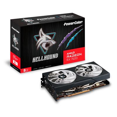 POWERCOLOR RX 7600 8GB HELLHOUND OC