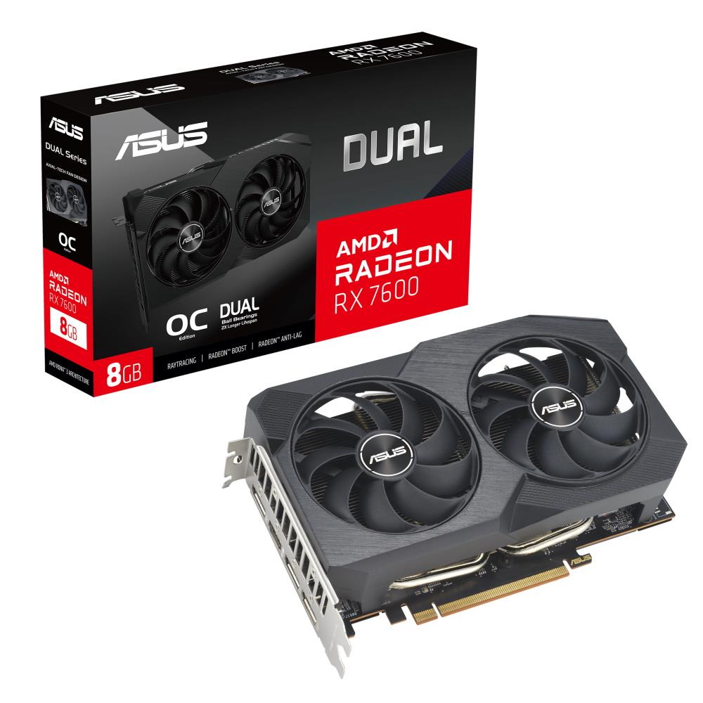 ASUS RX 7600 8GB DUAL OC V2