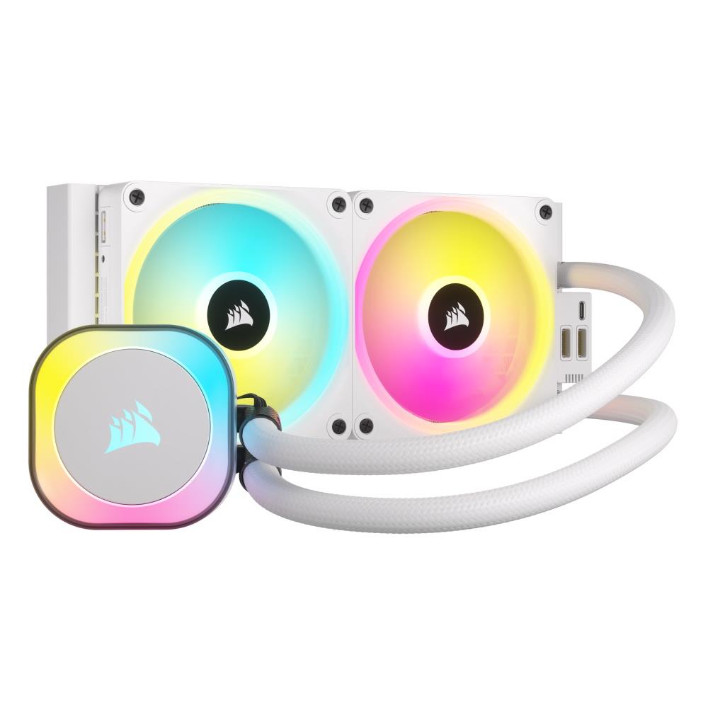 CORSAIR ICUE LINK H100I RGB LIQUID WHT