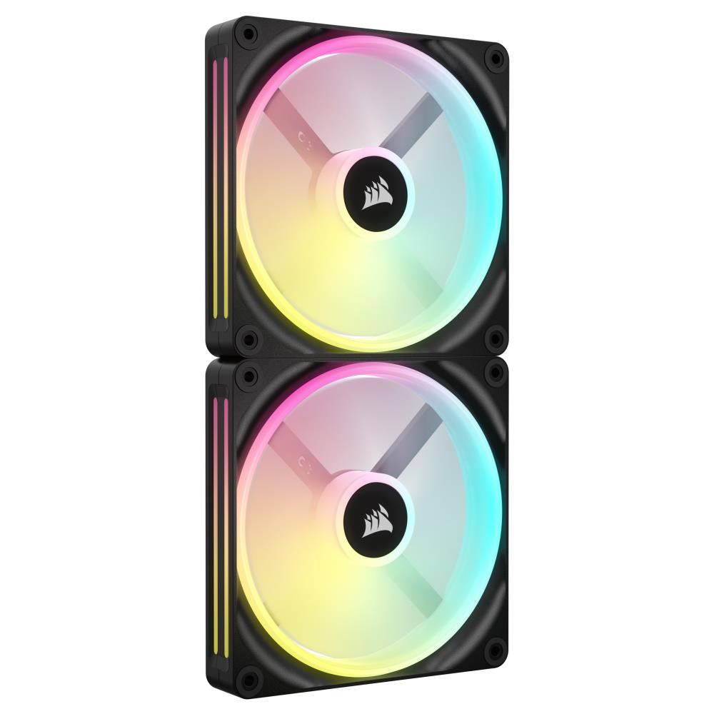 CORSAIR QX140 RGB 140MM FAN BLK 2PK