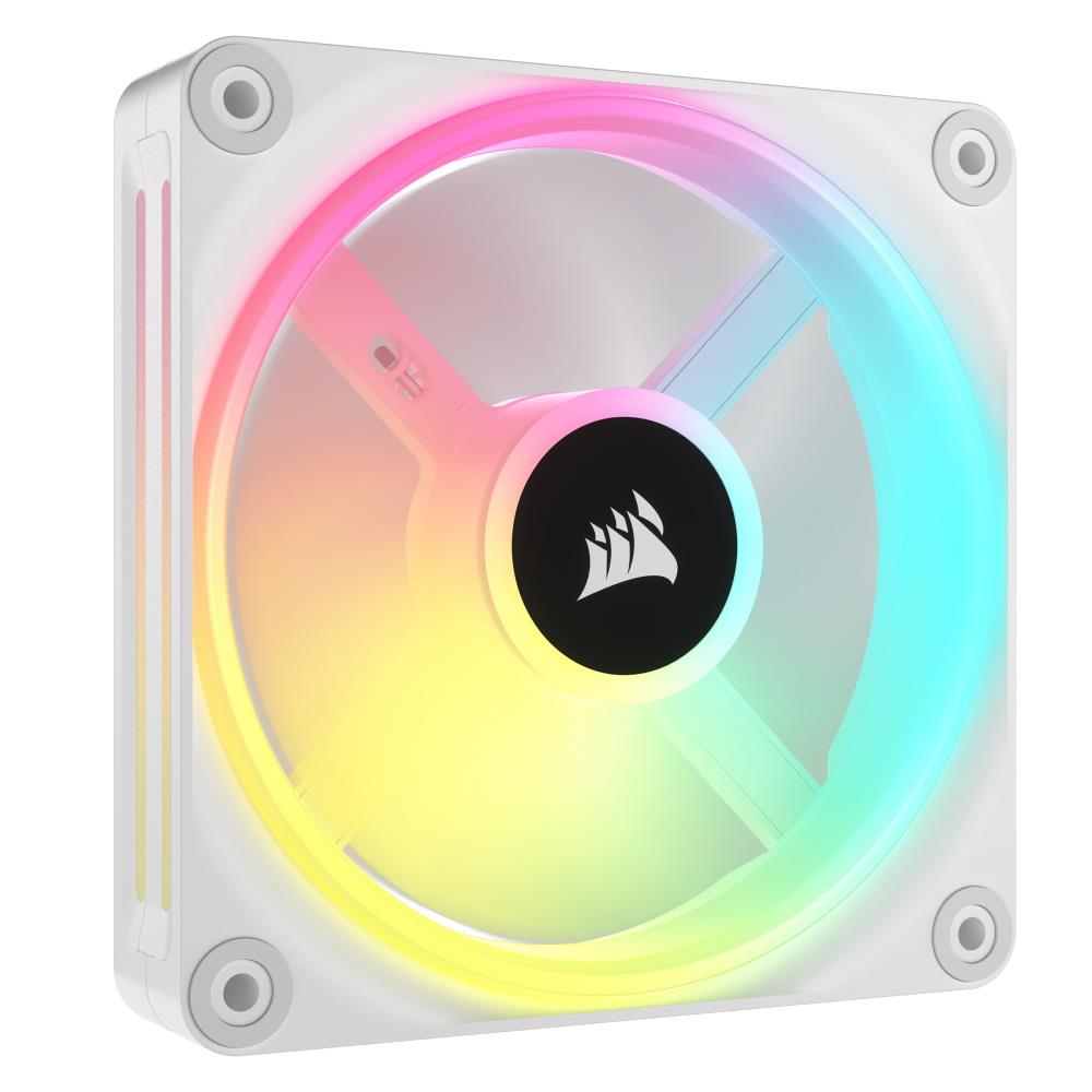 CORSAIR QX120 RGB 120MM FAN WHT 1PK