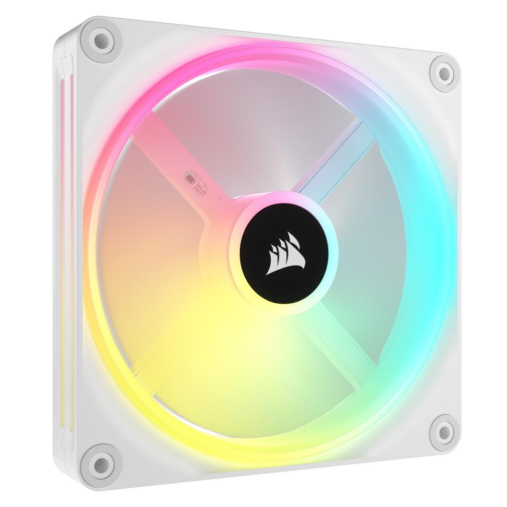 CORSAIR QX140 RGB 140MM FAN WHT 1PK