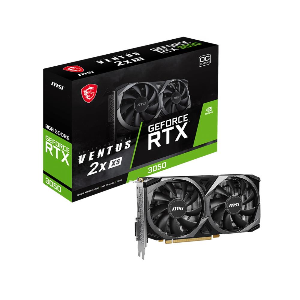 Msi GEFORCE RTX 3050 VENTUS 2X XS 8G OC 8Gb Gddr6/Pci Express 4.0/1807Mhz/14000M