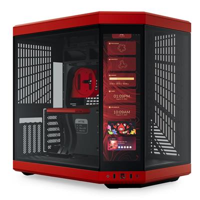 HYTE Y70 TOUCH MID TOWER CASE RED