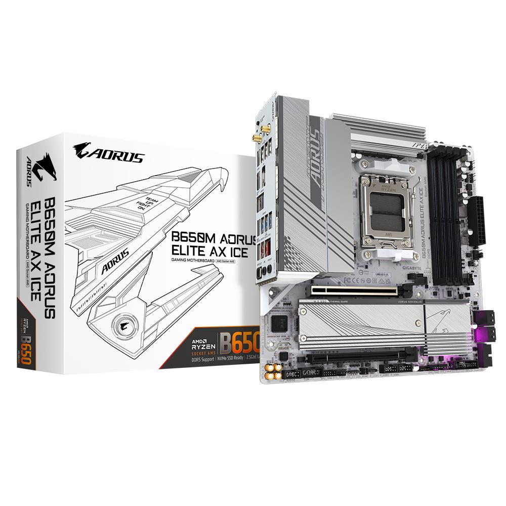 AORUS AM5 B650M AORUS ELITE AX ICE M-ATX