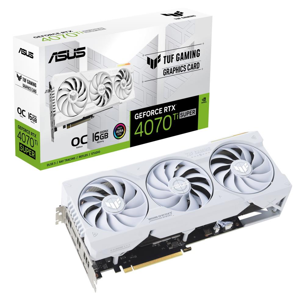 ASUS RTX 4070 TI SUPER TUF GAMING WHT OC