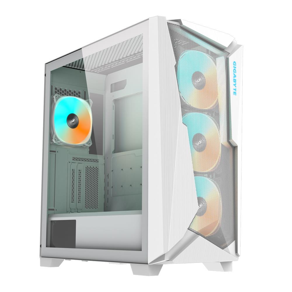 GIGABYTE C301 GLASS MID TOWER CASE WHITE