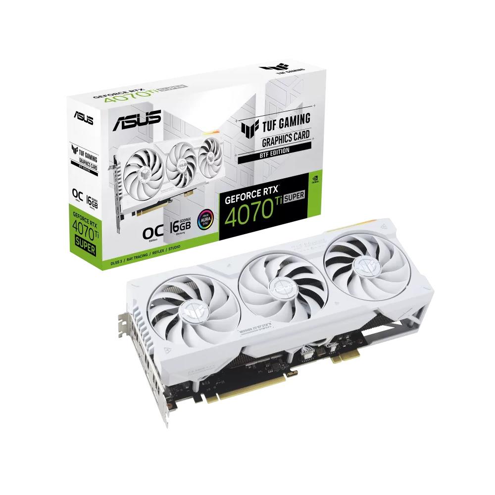 ASUS RTX 4070 TI SUPER 16GB BTF WHITE OC