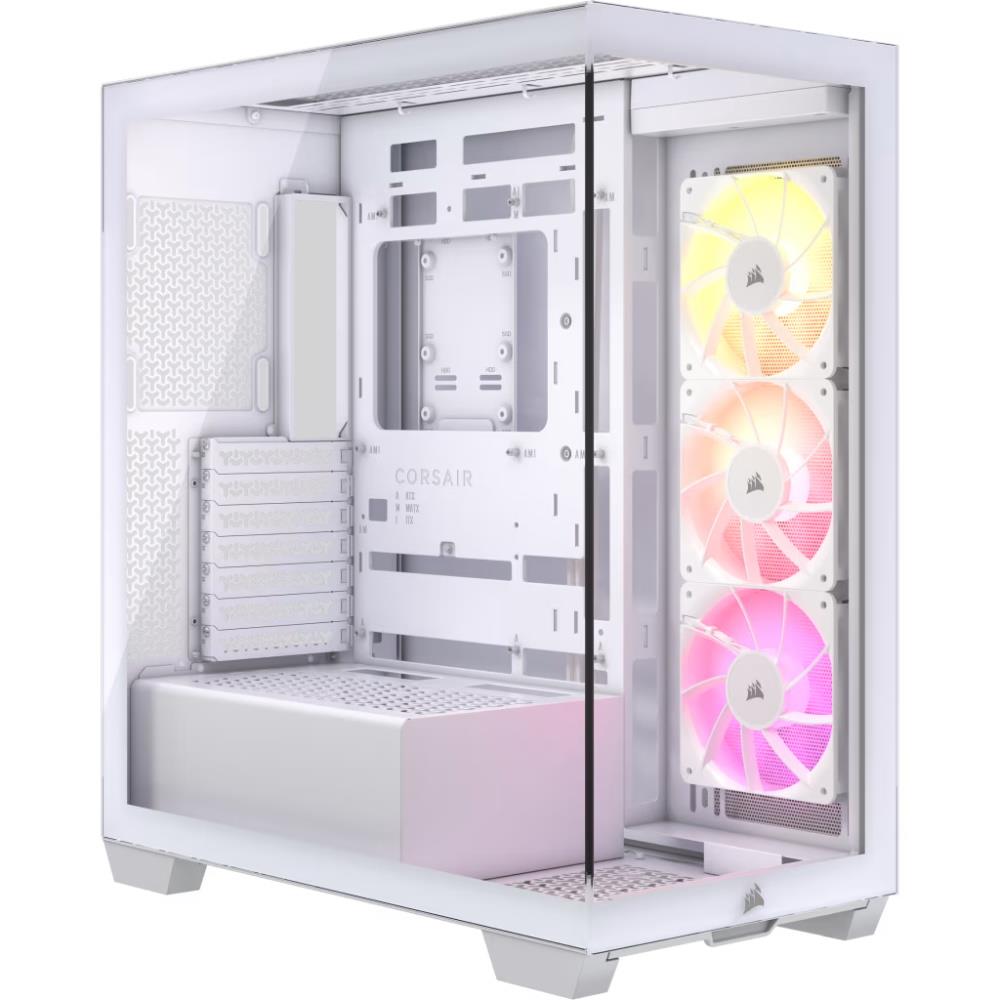 CORSAIR 3500X ARGB MID TOWER CASE WHITE