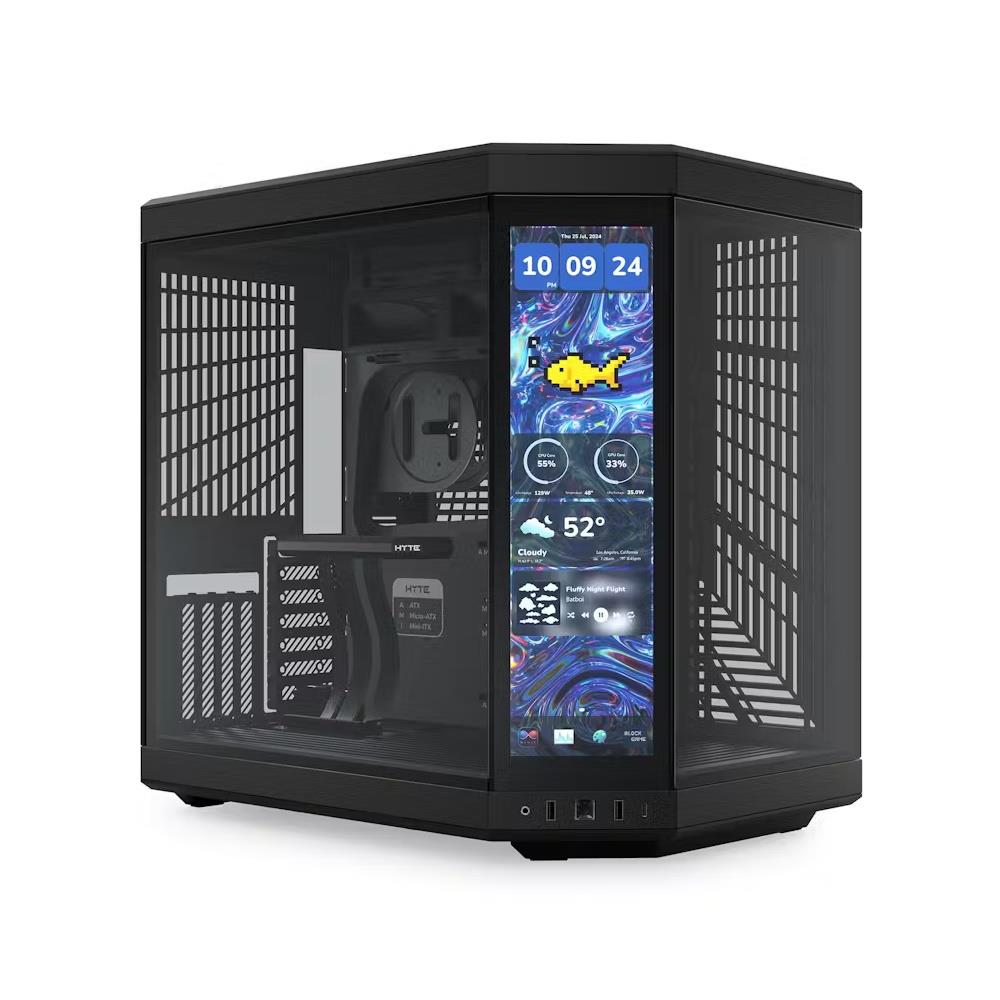 HYTE Y70 TOUCH INFINITE CASE PITCH BLACK