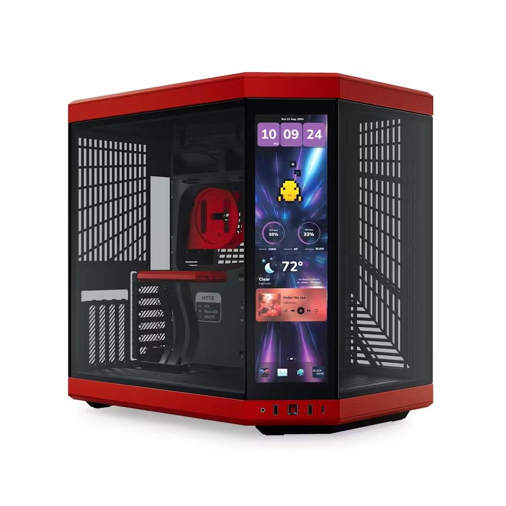 HYTE Y70 TOUCH INFINITE CASE BLK CHERRY