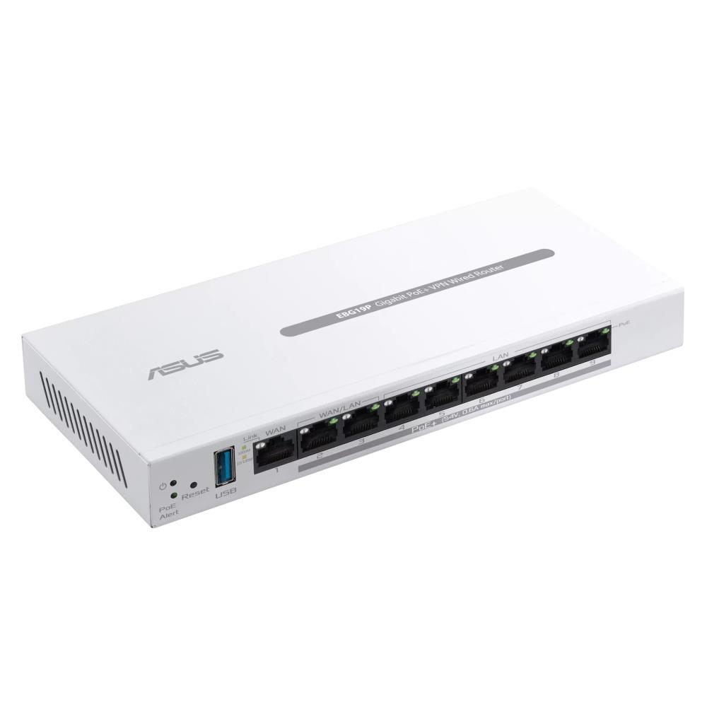 ASUS 8 PORT POE+ ROUTER EXPERTWIFI EBG19