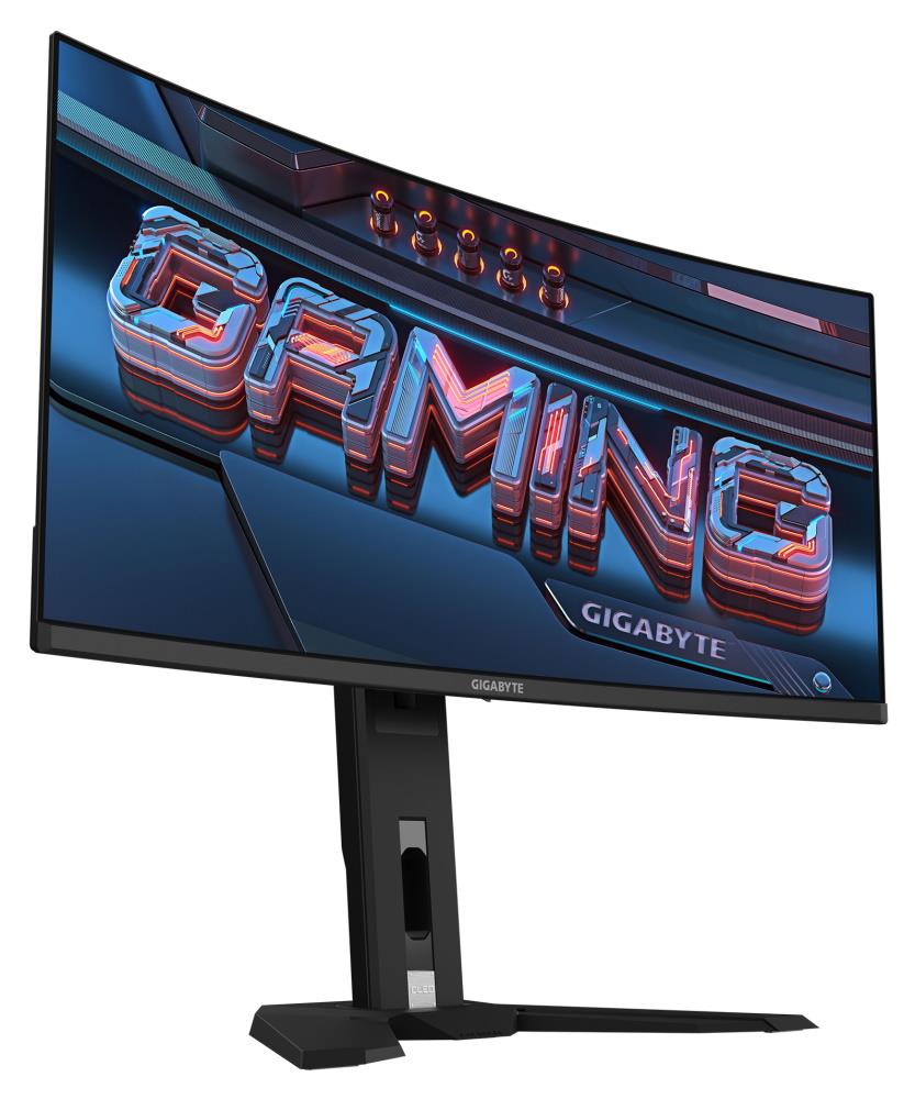 GIGABYTE 34 OLED MONITOR SPK CUR MO34WQC