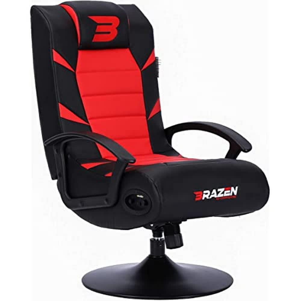 BRAZEN PRIDE 2.1 BLUETOOTH CHAIR RED