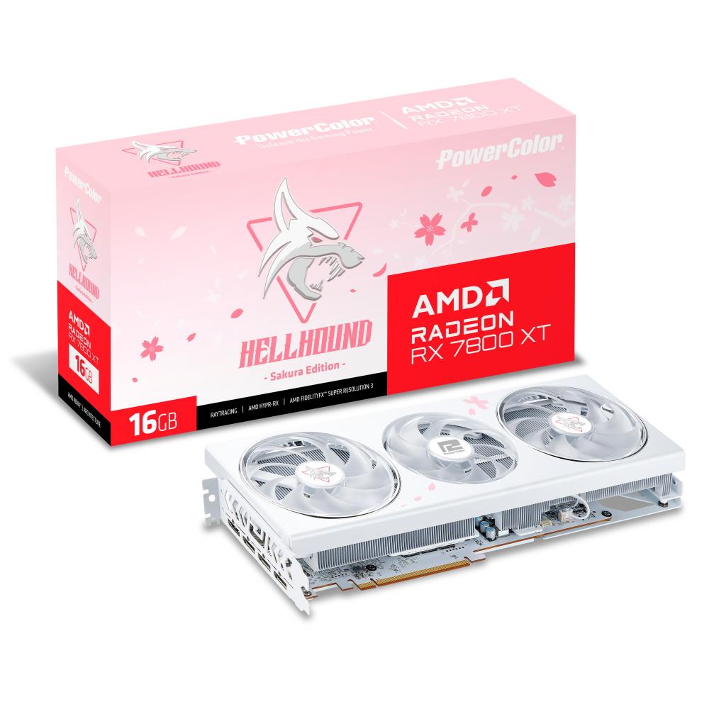 POWERCOLOR RX 7800 XT 16GB SAKURA