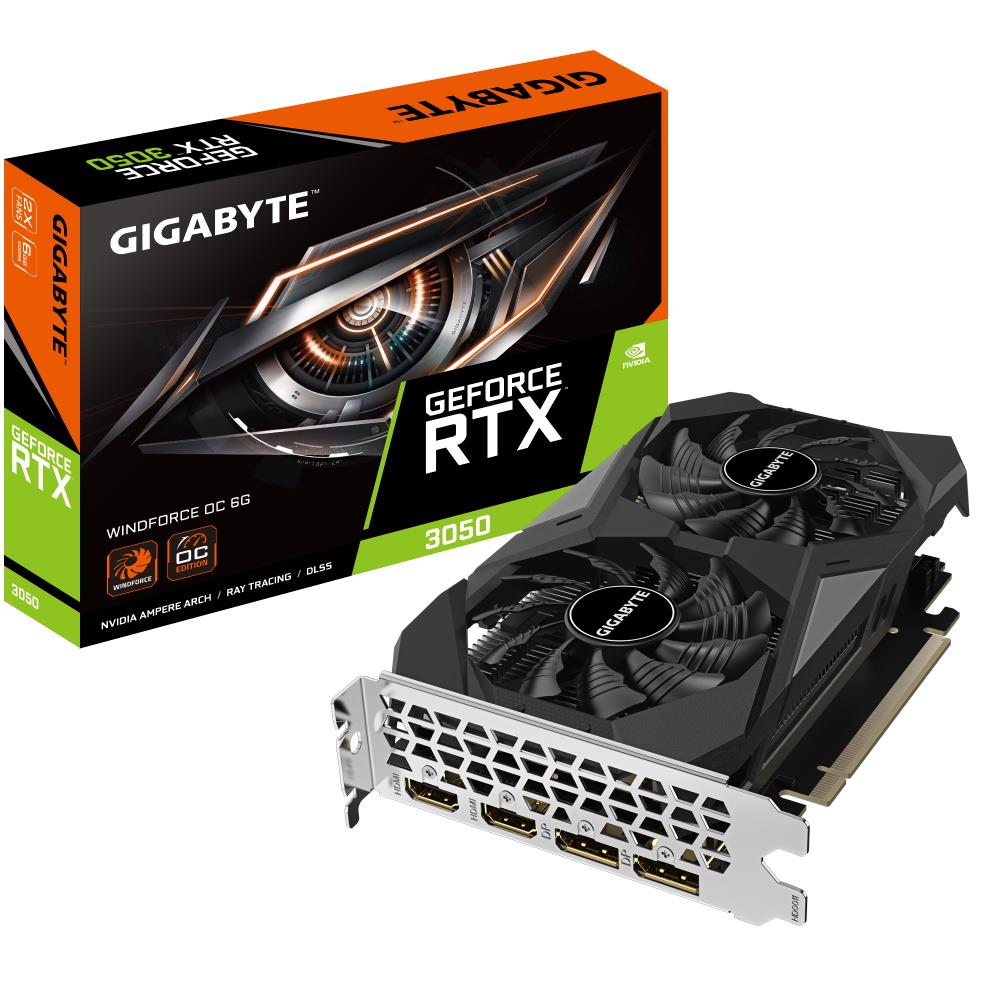 GIGABYTE RTX 3050 6GB WINDFORCE OC