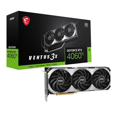 MSI RTX 4060 TI 8GB VENTUS 3X E 8G OC