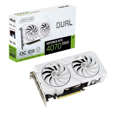 ASUS 4070 SUPER 12GB DUAL EVO OC WHT