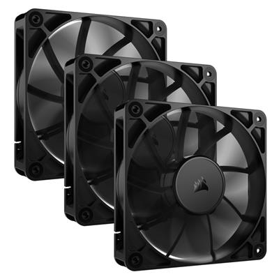 CORSAIR RS120 120MM PWM BLACK FAN 3 PK