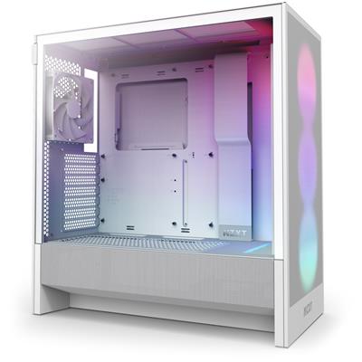 NZXT H5 FLOW MID RGB TOWER CASE WHITE