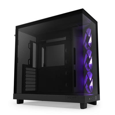 NZXT H6 FLOW RGB MID TOWER CASE BLACK