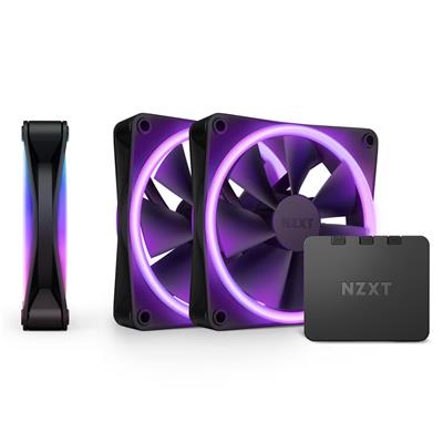 NZXT F120 RGB DUO 120MM PWM 3PK BLK