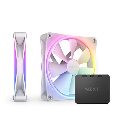 NZXT F140 RGB DUO 140MM PWM 2PK WHT