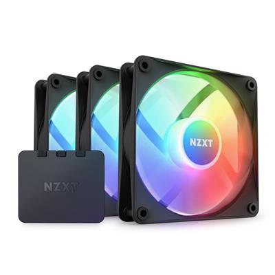 NZXT F120 RGB CORE 120MM PWM 3PK BLK