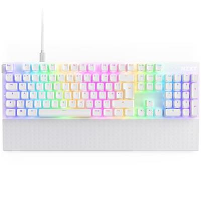 NZXT FUNCTION 2 RGB KEYBOARD WHT UK ISO