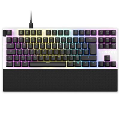 NZXT FUNCTION RGB TKL KB WHT UK RED
