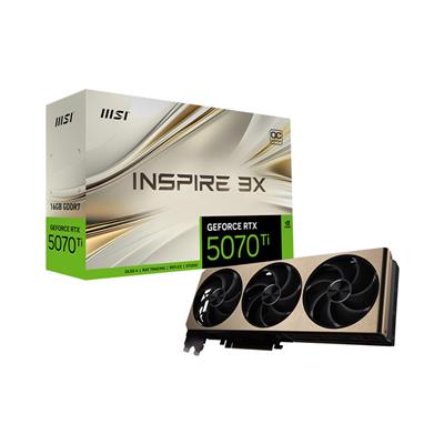 MSI RTX 5070 TI 16GB INSPIRE 3X OC PLUS