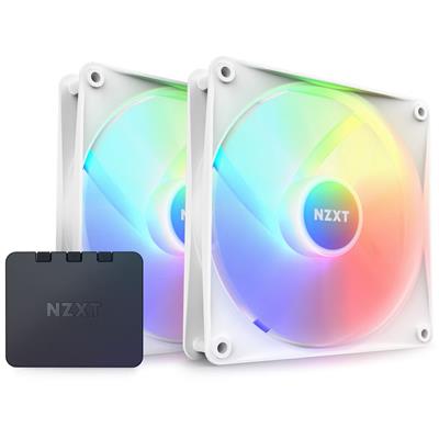 NZXT F140 RGB CORE 140MM PWM 2PK WHT